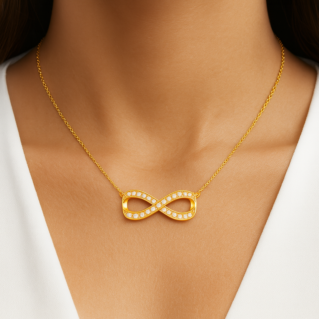 IMPERARI INFINITA – DIAMOND NECKLACE YELLOW GOLD