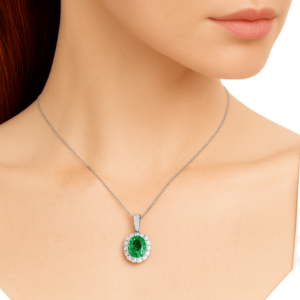 IMPERARI LUCENTE – EMERALD PENDANT