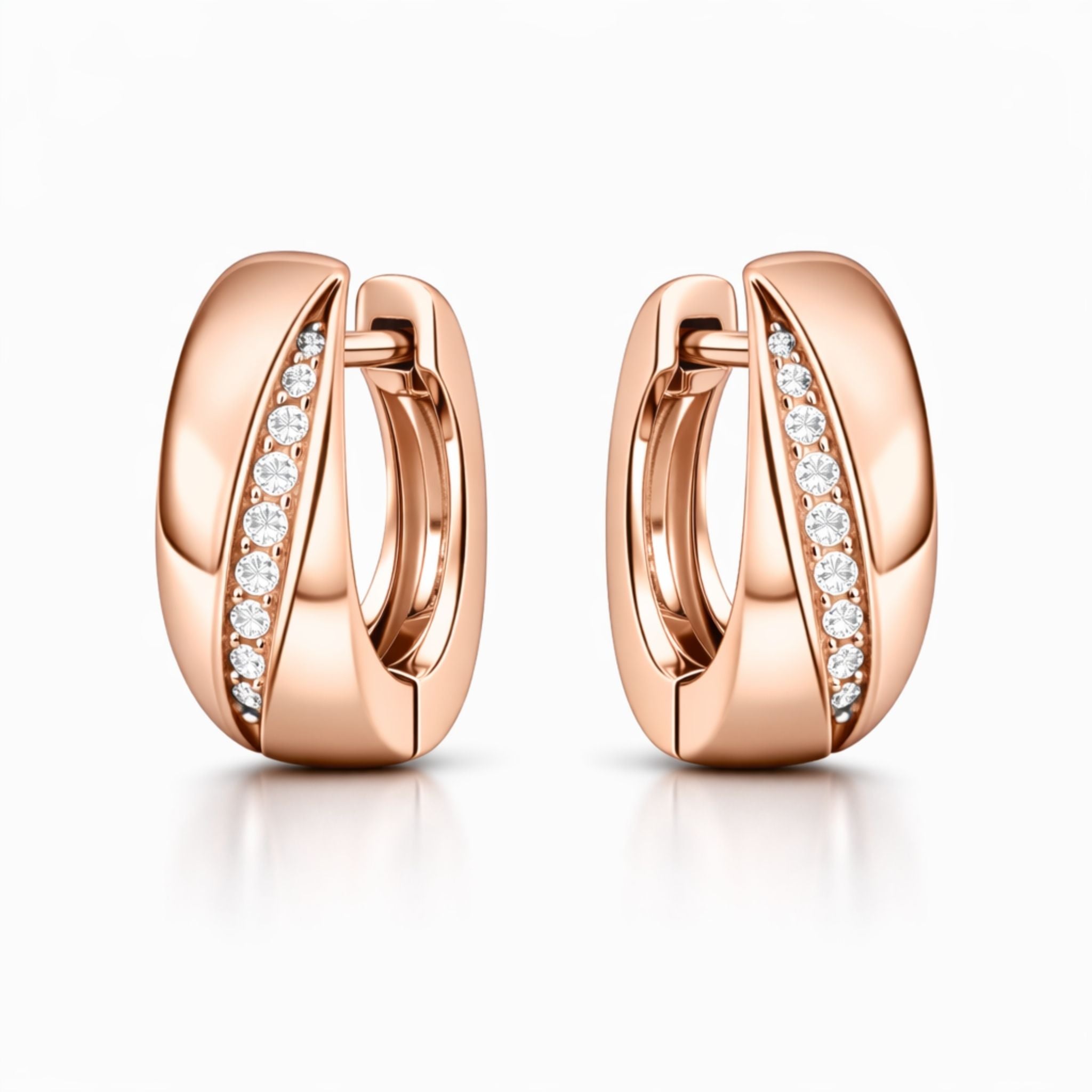IMPERARI OPUS – FORM EARRINGS ROSE GOLD