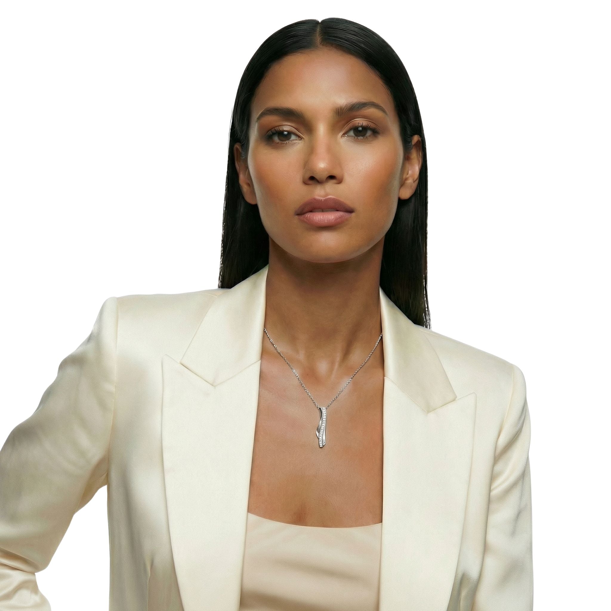 IMPERARI OPUS – FORM PENDANT WHITE GOLD